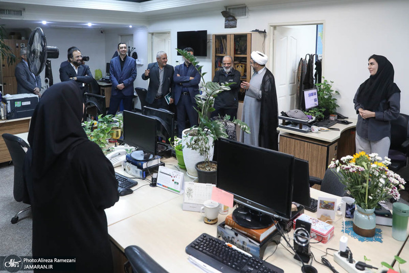 بازدید رییس موسسه تنظیم و نشر آثار امام خمینی (ره) از خبرگزاری ایسنا
