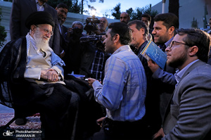 دیدار جمعی از شاعران و اهالی فرهنگ و ادب با رهبر معظم انقلاب