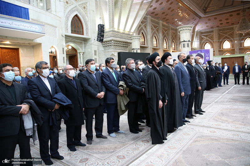 تجدید میثاق وزیر و معاونین وزارت امور خارجه با آرمان های امام خمینی (س)