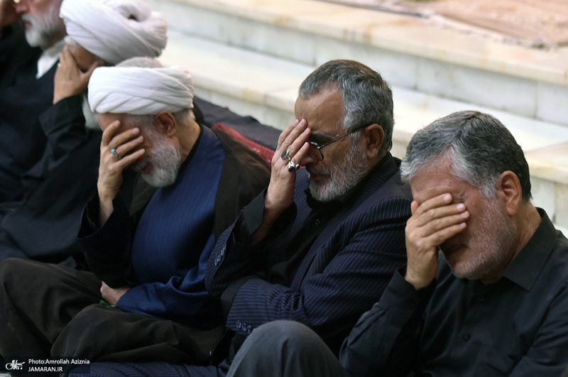 چهارمین شب عزاداری حضرت اباعبدالله الحسین (ع) در حرم امام خمینی