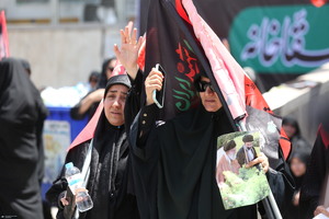 مراسم وداع با رهبر شهید انقلاب در مصلی تهران
