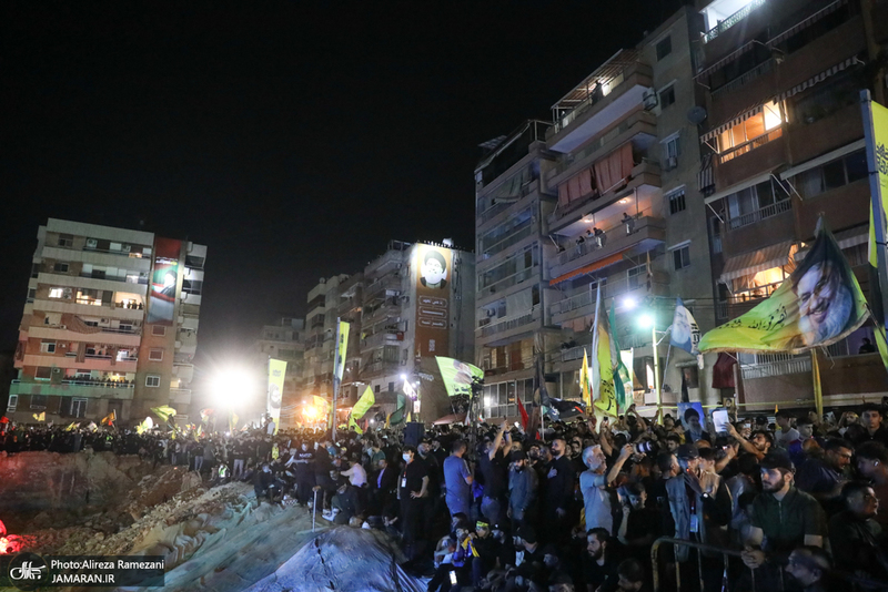 مراسم شب شهادت سید حسن نصرالله