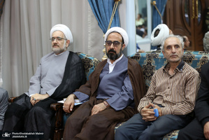 دیدار اعضای ستاد مرکزی بزرگداشت حضرت امام خمینی(س) با سید حسن خمینی