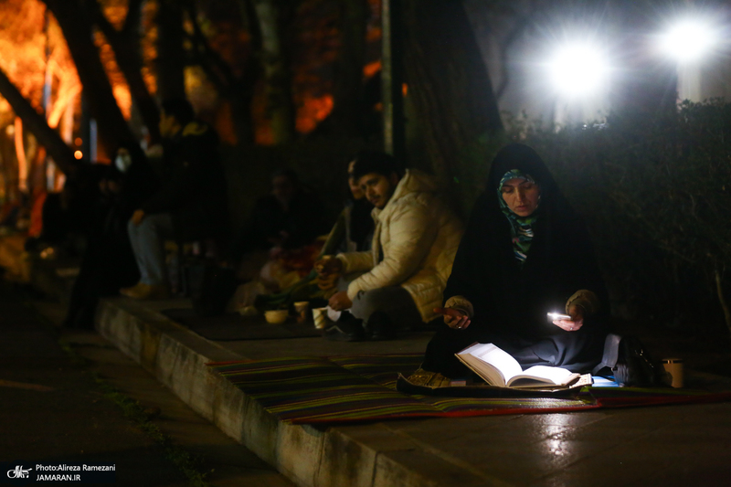 احیای شب بیست و سوم ماه مبارک رمضان در دانشگاه تهران