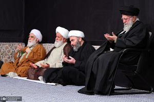 اولین شب مراسم عزاداری حضرت فاطمه‌زهرا (س) در حسینیه امام خمینی