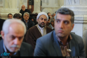 مراسم ختم آیت الله حائری شیرازی(ره) در مدرسه عالی شهید مطهری 