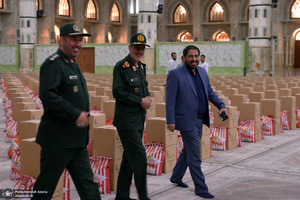 هجدهمین مرحله رزمایش کمک مومنانه در حرم مطهر امام خمینی (س)