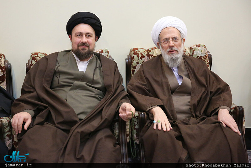 حاشیه تجدید میثاق هیأت رئیسه و اعضای مجلس خبرگان رهبری با آرمان های امام خمینی (س)