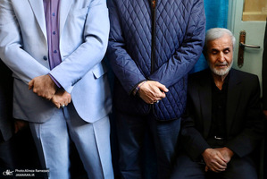 مراسم ختم خواهر محمود احمدی نژاد