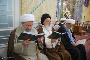 مراسم ختم مادر حجت الاسلام و المسلمین رسول جعفریان