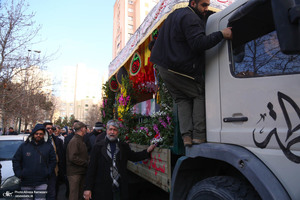 تشییع پیکر شهدای مدافع حرم در شهرک شهید محلاتی