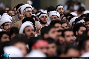 دیدار طلاب حوزه‌های علمیه استان تهران با رهبر معظم انقلاب 