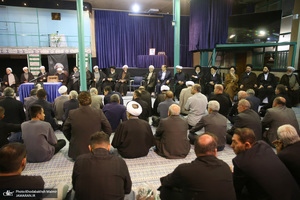 مراسم چهلمین روز در گذشت  آیت الله صانعی در حسینیه جماران  2