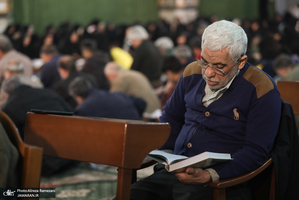 مراسم جزخوانی قرآن کریم در حرم مطهر حضرت عبدالعظیم حسنی(ع)