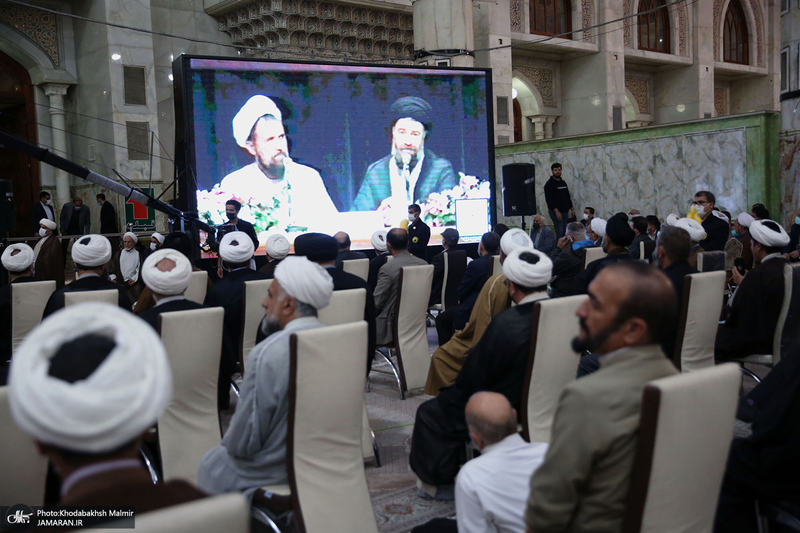 مراسم دوازدهمین سالگرد رحلت همسر گرامی امام و بیست و هفتمین سالگرد ارتحال سید احمد خمینی (ره)