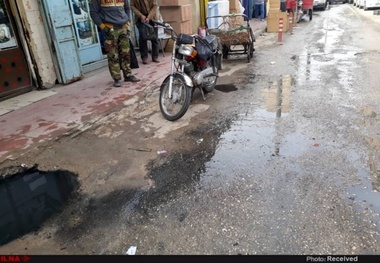 رفع گرفتگی فاضلاب خیابان کاوه اهواز  همکاری آبفا با خبرنگار ایلنا