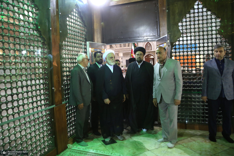 مراسم تجدید میثاق رئیس و کارکنان قوه قضاییه با آرمان های امام؛