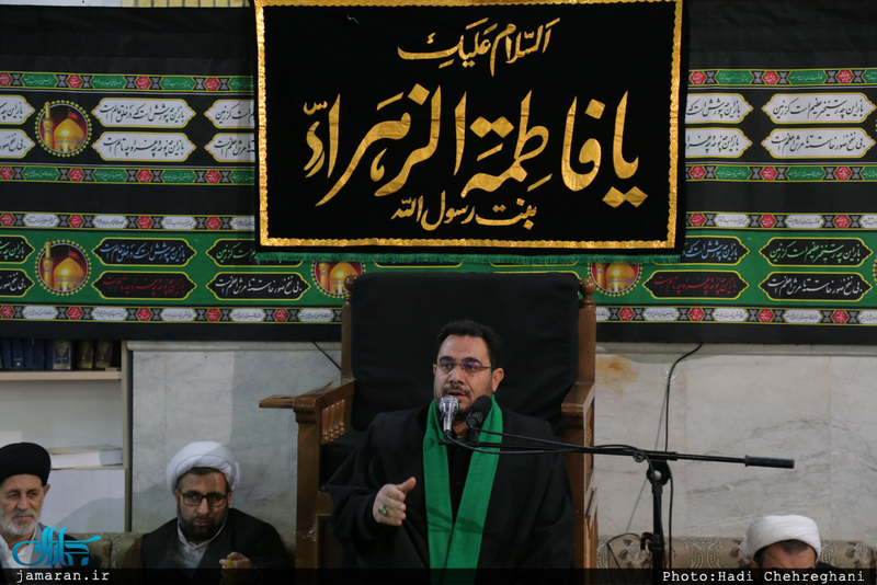 مراسم عزاداری شهات حضرت زهرا(س) در بیت آیت الله العظمی صانعی