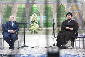 کنفرانس بین‌المللی گفتمان سیاسی از دیدگاه امام خمینی؛ نظام بین الملل و مسایل جهان اسلام / ظریف سید حسن خمینی