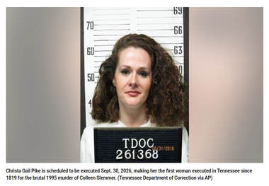 اعدام یک زن در ایالت تنسی آمریکا برای نخستین بار پس از دو قرن؟! + عکس