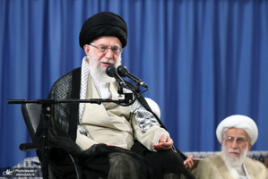 دیدار مسئولان نظام و سفرای کشورهای اسلامی با رهبر معظم انقلاب