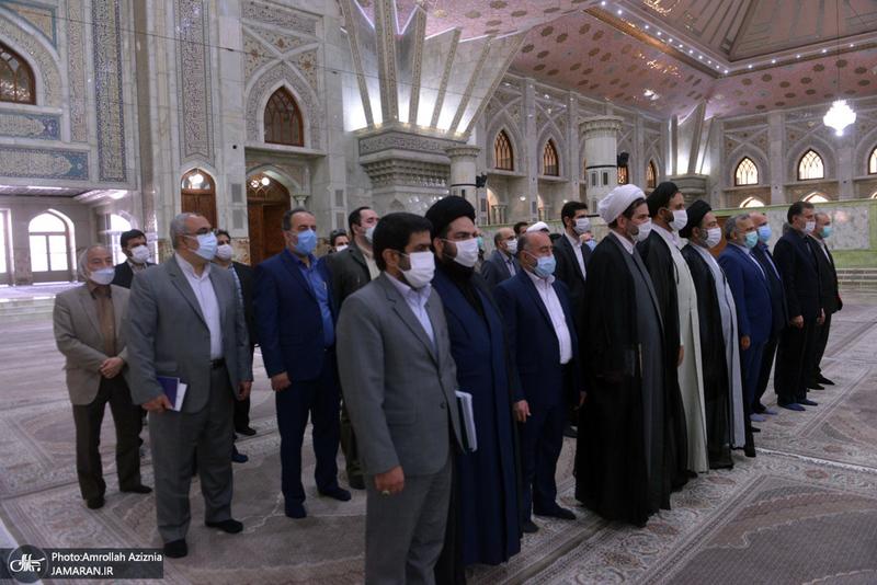 تجدید میثاق مسئولان و کارکنان سازمان حج و زیارت و بعثه مقام معظم رهبری با آرمان‌های حضرت امام(س)