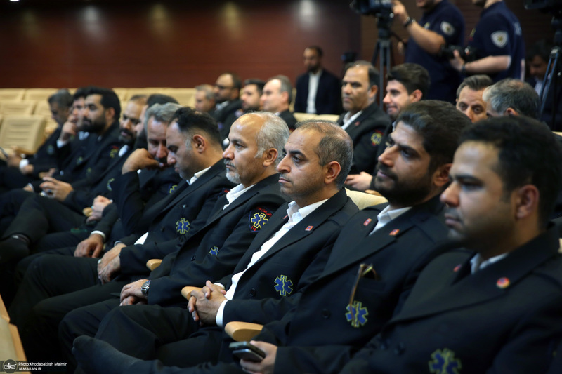 دیدار مدیران اورژانس استان تهران با سید حسن خمینی