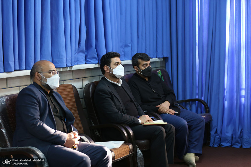 دیدار سرپرست موسسه تنظیم و نشر آثار امام خمینی(ره) با آیت الله حسینی بوشهری