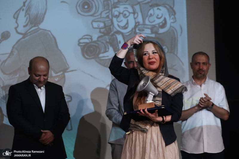 مراسم اختتاميه جشنواره كاريكاتور باج نيوز ها