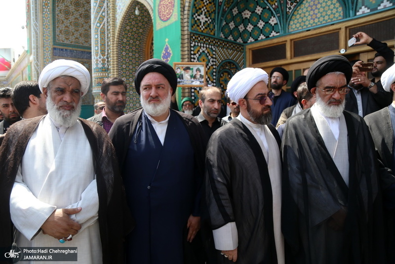 تشییع پیکر آیت الله العظمی حسینی شاهرودی(ره) در قم