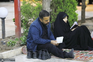 احیای شب بیست و یکم ماه مبارک رمضان در گلزار شهدای قم‎