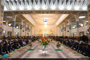 آغاز دهه فرخنده کرامت در حرم حضرت معصومه (س)