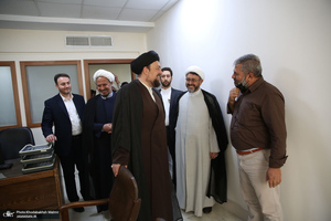 بازدید سید حسن خمینی از موسسه تنظیم و نشر آثار امام خمینی (س)