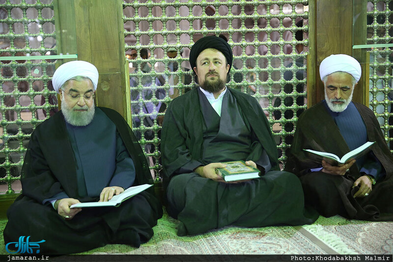 تجدید میثاق رئیس جمهور روحانی با آرمان های حضرت امام(س)-1
