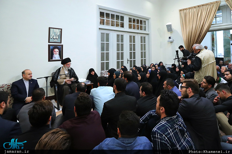 دیدار مدال‌آوران کاروان ورزشی ایران در بازی‌های آسیایی با رهبر معظم انقلاب