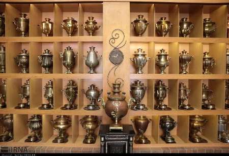 مجموعه ای بی نظیر از سماورهای مختلف در مشهد