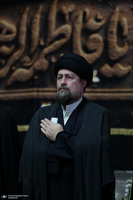 مراسم عزاداری شب شهادت حضرت زهرا(س) در حرم امام خمینی(ره) برگزار شد