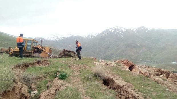 گردنه صلوات آباد سنندج ایمن سازی شد