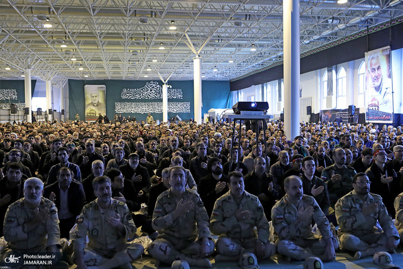مراسم بزرگداشت شهید حاج قاسم سلیمانی و همرزمانش در حسینیه امام خمینی (ره)