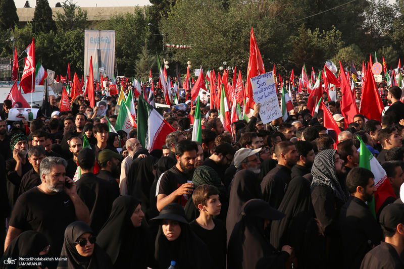 مراسم وداع با رهبر شهید انقلاب در مصلی تهران- 8