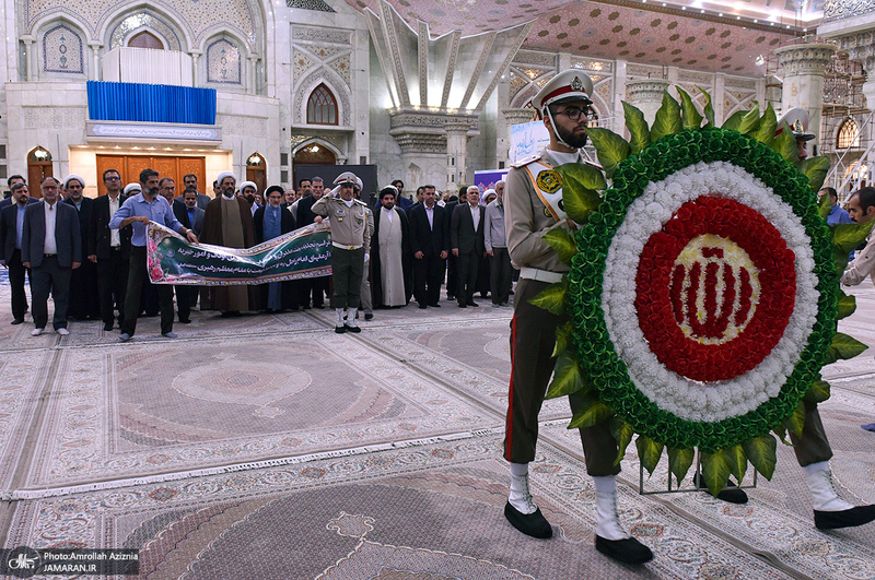 تجدید میثاق رئیس و کارکنان سازمان اوقاف و امور خیریه با آرمان های حضرت امام (س)