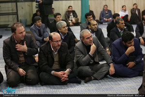 دیدار استاندار و جمعی از مدیران استان تهران با سید حسن خمینی