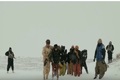 نجات ۱۶۰۰ تبعۀ افغانستان از یخبندان توسط مرزبانان ایران + فیلم