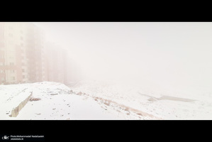 برف و مه در تهران - 21 دیماه 1401
