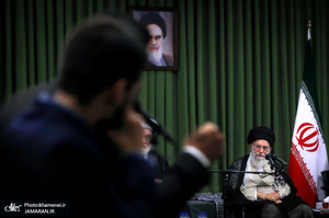 دیدار جمعی از شاعران و اهالی فرهنگ و ادب با رهبر معظم انقلاب