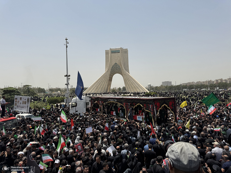 مراسم تشییع شهدای جنگ تحمیلی رژیم صهیونیستی در تهران-7