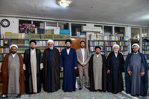 دیدار مدیر حوزه علمیه خراسان با سید حسن خمینی