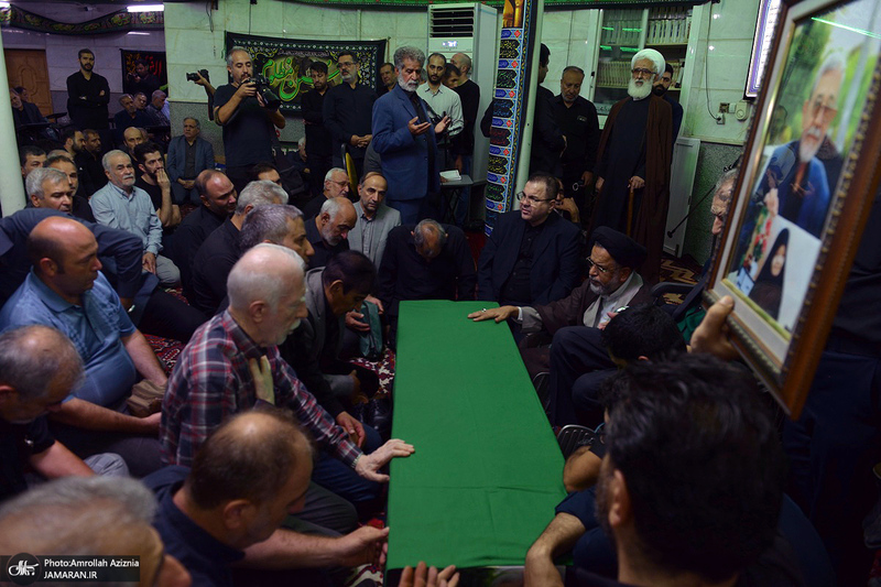 مراسم تشییع سیدعلی صنیع خانی از مسجد الرسول (ص) نازی آباد