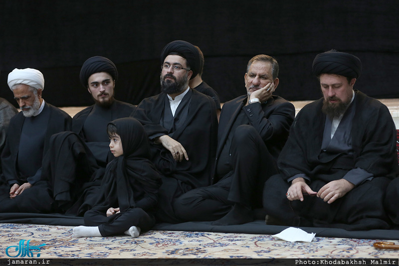 مراسم عزاداری شب تاسوعای حسینی در حرم مطهر امام خمینی (س)