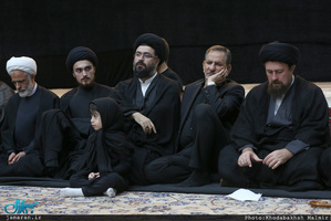 مراسم عزاداری شب تاسوعای حسینی در حرم مطهر امام خمینی (س)